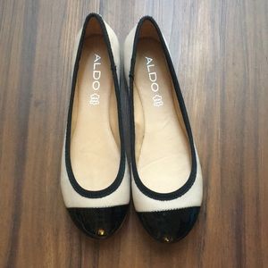 Aldo Patent Toe Flats NWOT